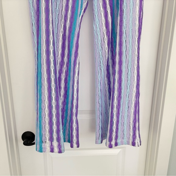 NWT Wild Fable Crocket Knit Wide Leg Pants Swim-cover Size L - Picture 4 of 7